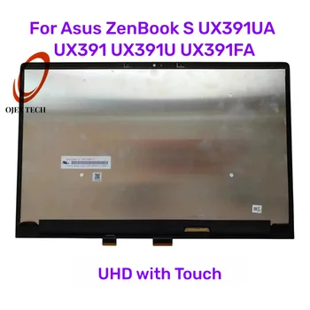 13.3 Colių LCD LED Jutiklinis EKRANAS Asamblėjos Asus ZenBook S UX391UA UX391 UX391U UX391FA LPM133M385A 3840X2160 40PIN