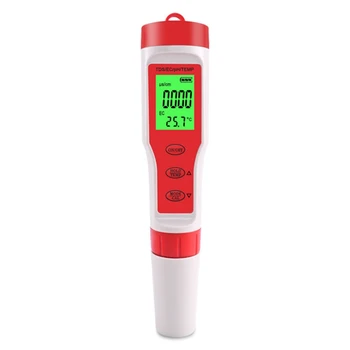 4 In 1 Skaitmeninis Vandens Kokybės Detektorius PH/TDS/EB/TEMP Multi-Funkcija Testeris Pen