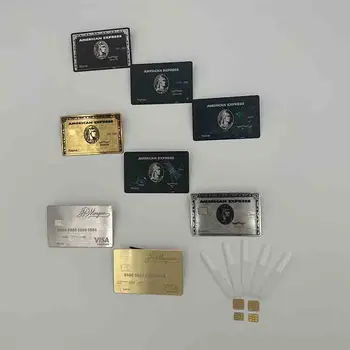 4442 Individualų aukštos kokybės NAUJAS RDA Metalo Kortelės Bekontaktis Kortele NFC Vizitinę Kortelę su Metalo Dovanų Dėžutėje