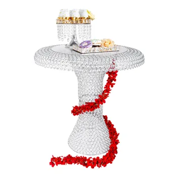 Aukso, sidabro kristalų tortas vestuvių stalo dekoracija stalo šampanas stalo aukštis-75cm