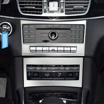 Automobilio Stilius Centrinės Kontrolės CD Rėmas Apdailos Dangtelio Apdaila Mercedes Benz E Klase W212 2014-2015 M Interjero Priedai