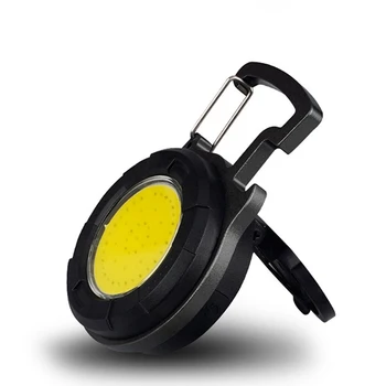 Cob Žibintuvėlis Kempingas Šviesos Mini Nešiojamieji LED Klavišą Sagtis Lengvųjų Automobilių techninė Priežiūra Šviesos Lauko Aliuminio Lydinio Žibintuvėlis