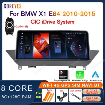 COREYES 10.25 Colių BMW X1 E84 2010-2015 m. CIC Idrive Sistemą, Automobilio Radijo Carplay 