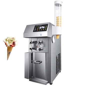 Darbalaukio Minkštas Tarnauti Ledų Mašina Komercinės Ice Cream Makers Automatinė Saldus Kūginių Ledų Gamybos Mašinos