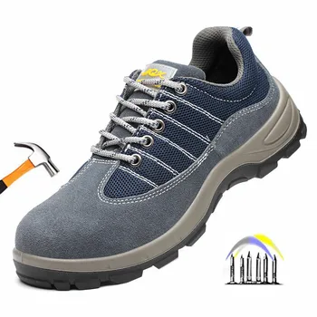 darbų saugos avalynė vyrams anti-slip apsauginiai batai saugos sportbačiai už darbą, plieno toe apsauginė avalynė, darbo batai, apsaugos