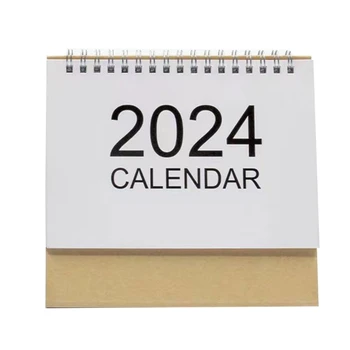 Didelis Mėnesio 2024 Mini Nuolatinis Stalinis Kalendorius Biuro ir Namų Studijų Aplinką, Organizuoti Įvykio Dienos Priminimus,
