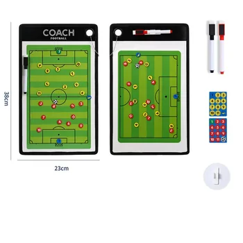 Futbolo Taktika Valdybos PC Medžiagos Magnetinių Writable Futbolo Instruktavimas Talpyklą Nešiojamų Futbolo Mokymo Rungtynių Strategiją Plokštė