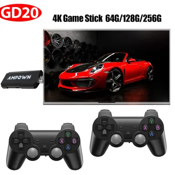 GD20 Vaizdo Žaidimų Konsolės 4K HDMI Low Latency Išėjimo TV Žaidimas Stick Nešiojamų Retro Žaidimų Konsolės Built-in 70000 Žaidimai