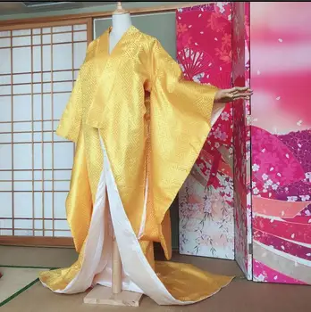 Gerinti Japonijos Tradicinių Hanfu ir Senovės Kostiumas Mergaitėms, Kimono