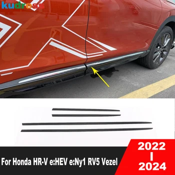 Honda HR-V e:HEV e:Ny1 RV5 Vezel 2022 2023 2024 Anglies Automobilio Šoninių Durų Kėbulo Apdaila Durų apdailos Streamer Liejimo Juostelės Priedai