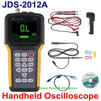 JINHAN JDS2012A Kišeninis Skaitmeninis Oscilloscope 200MS/s Elektronika Multimetras Profesinės Oscilloscope Paramos Signalo Saugojimas
