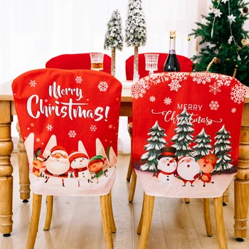 Kalėdų Dekoro Elementus Vyras Kėdė Padengti Raudona Anglų Kėdė Padengti Kambarį Kėdė Atmosfera Apdailos Kalėdų