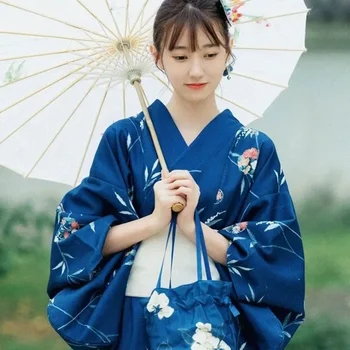 Kimonos Moterims, Japonijos Tradicinių Kimono Cosplay Suknelė, Kostiumas Geiša Yukata Cardigan Vasaros Apdaras Fotografijos Drabužiai