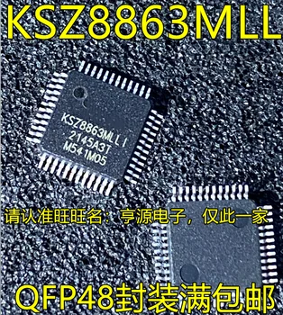KSZ8863MLLI MLLI QFP48 KSZ8863FLL FLLI Originalus, sandėlyje. Galia IC
