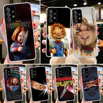 Kultas Chucky Vaiko Žaisti Telefono dėklas Samsung Galaxy A50 A51 A71 A70 A41 A31 A40 A30 A20E A10 A21S A6 + A7 A8 Plius A9 Dangtis