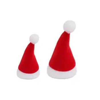 kūrybos mini Kalėdų senelio Skrybėlės, dekoratyviniai Kalėdų Vyno Butelis Skrybėlės nešiojamų ir patvarus Saldainis Pen Dangteliai, Dangtelis, skirtas 