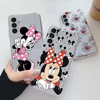 Mickey Mouse Aišku, Anime, Telefono dėklas, Skirtas Samsung A13 5G 4G Padengti Coque Minkštos Prabangos Fundas Samsung Galaxy A13 Shell Animacinių filmų