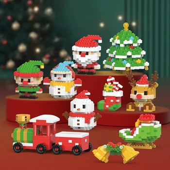 Mielas Amatų Blokų Surinkimas Žaislas Lentelė Kalėdų Dekoracijas 2024 Noel Navidad Dovana Vaikams Vaikų Švietimo Žaislai