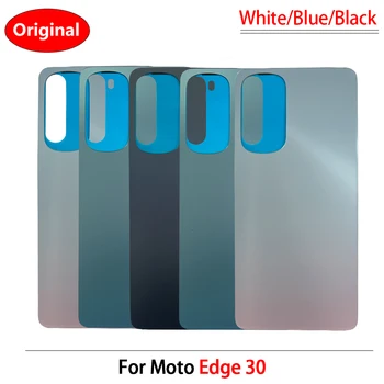 NAUJA Moto E32 E40 E20 Kraštas 20 Pro Kraštą 30 Lite Bateriją Atgal Galinis Dangtis Korpuso Atveju Su klijuojamas Lipdukas