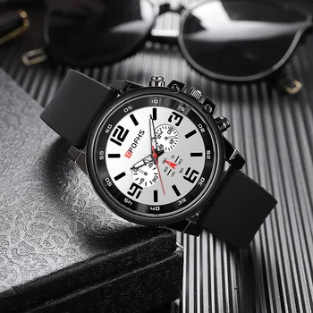 Naują Atsitiktinis Silikono Dirželis Vyrų Sporto laikrodis Kvarcinis Elegantiški vyriški Laikrodis Relogio Masculino Reloj Hombre Montre Homme