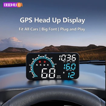 OBDHUD G11 Skaitmeninis Automobilių Spidometro Heads Up Display už Visus Automobilius, GPS Auto Hud Motociklo, Dviračio Spidometras Accsesories