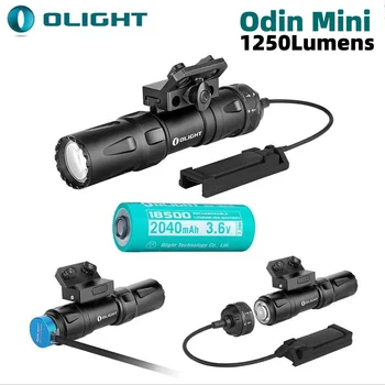 Olight Odin Mini 1250Lumens Taktinis Žibintuvėlis Magnetinio Įkrovimo Weaponlight M-Lok Mount Slėgio Nuotolinis Jungiklis pridėti Baterijos