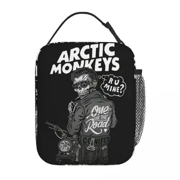 Retro Arctic Monkeys Roko Grupė Izoliuoti Pietūs Maišą Maisto Saugojimo Dėžutė Nešiojamų Aušintuvas Šilumos Pietūs Dėžės Mokyklos Buveinė