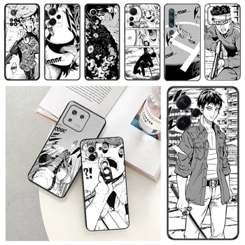 Silikoninis Minkštas aukštybinių Invazija Manga Telefono Atvejais Padengti Redmi Note12 12c a1 a2Plus Xiaomi 13 12 12s Pro Lite 12t cc9 Fundas