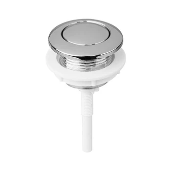 Single Flush Tualeto bakelio Mygtuką Apvalios Formos Tualetas Mygtukas Vandens bakelio Mygtuką Perjungti ABS 10.5X3.6X3.6 Cm, Vonios Aksesuarai