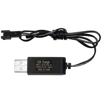 SM-2 Pin USB Įkrovimo Kabelis Laido RC Automobilių 4.8 V 250mA Ni-MH Ni-CD Baterijos