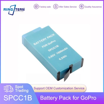 SPCC1B 3.85 V 1600mAh Baterija Įkraunama Ličio Baterija GoPro Max 360 Panoraminis Judesio Fotoaparato Bateriją Gopro Priedai