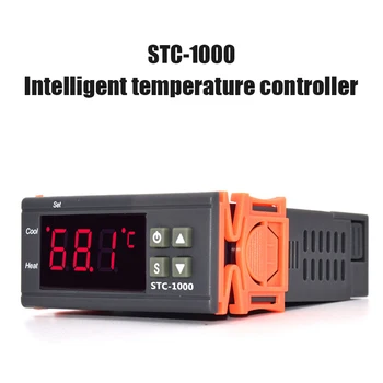 STC-1000 STC 1000 LED Skaitmeninis Termostatas, už Inkubatoriaus Temperatūros Reguliatorius Thermoregulator Relay Šildymo Aušinimo 12V-24V 220V