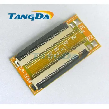 Tangda jungtis TFT LCD ekranas FPC FFC 0,5 mm tarpai pratęsti Kabelio Laidus prailginti Adapterio plokštė 54p 54pin moliusko geldele žemiau prisijungti