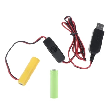 USB Maitinimo Laido LR6 AA Baterijos,Pakeisti 3V AA Baterijos,Daugkartinio naudojimo Baterijos