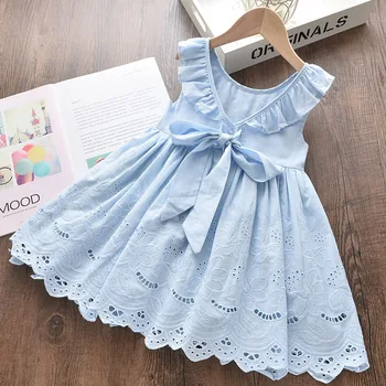 vaikų drabužiai Ins karštą vasaros pardavimas naujų mergina išskaptuotas siuvinėjimo suknelė kūdikių mielas suknelė, liemenė vaikams drabužių