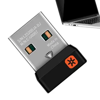 Vienijantis USB Adapteris Bevielio Dongle Imtuvą Logiteches Pelės, Klaviatūros Prijungimas 6 Prietaisas M570 M585 M590 M705 M720