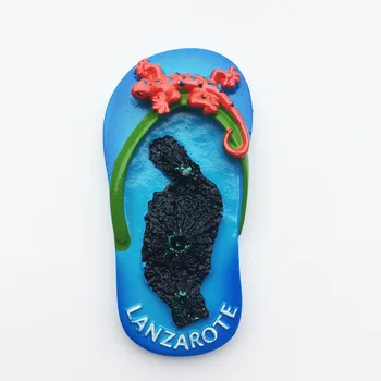 Šaldytuvas magnetas Lansarotės Saloje Seaview Asmeninį Kultūrinį Kraštovaizdį, Apdailos Pranešimą Lipdukas Turizmo Suvenyrų